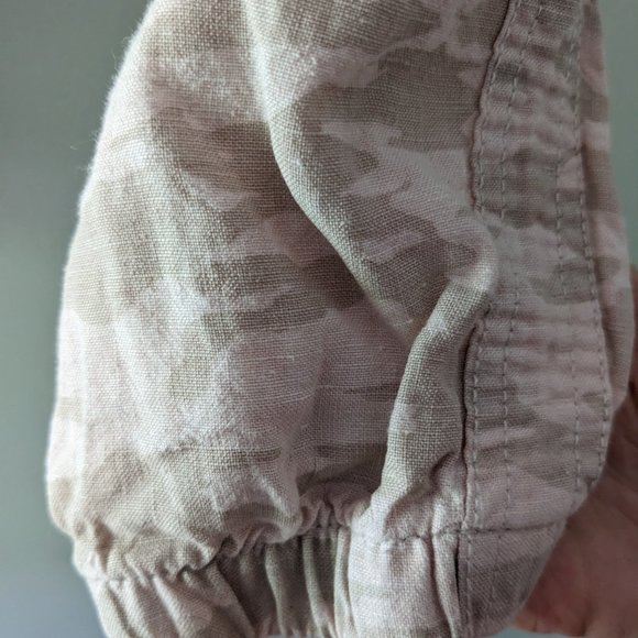 Athleta | Cabo Tide Linen Jogger Neutral Camo - Picture 5 of 10